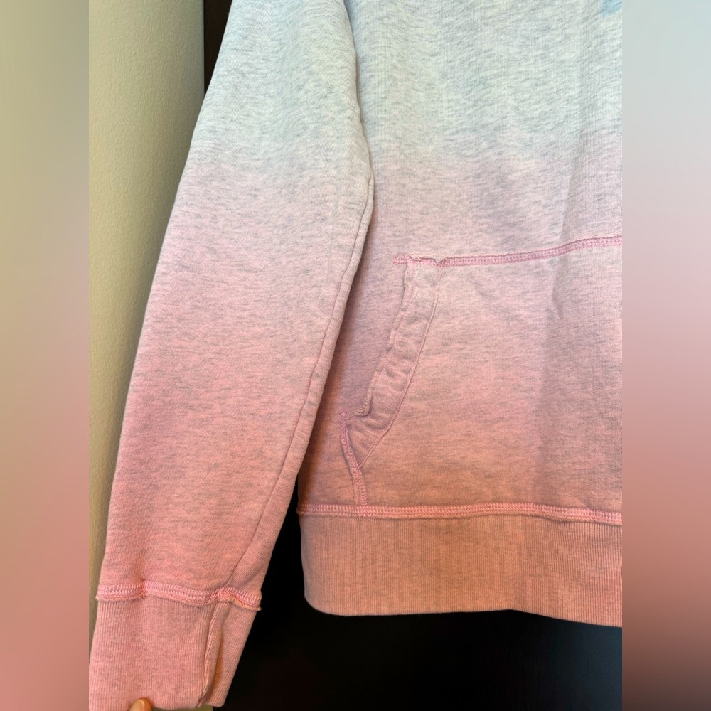 HOLLISTER Gray and Pink Ombre Hoodie - Picture 4 of 8